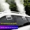 Solar-Powered Car Ventilation Fan for Window Exhaust and Interior Cooling