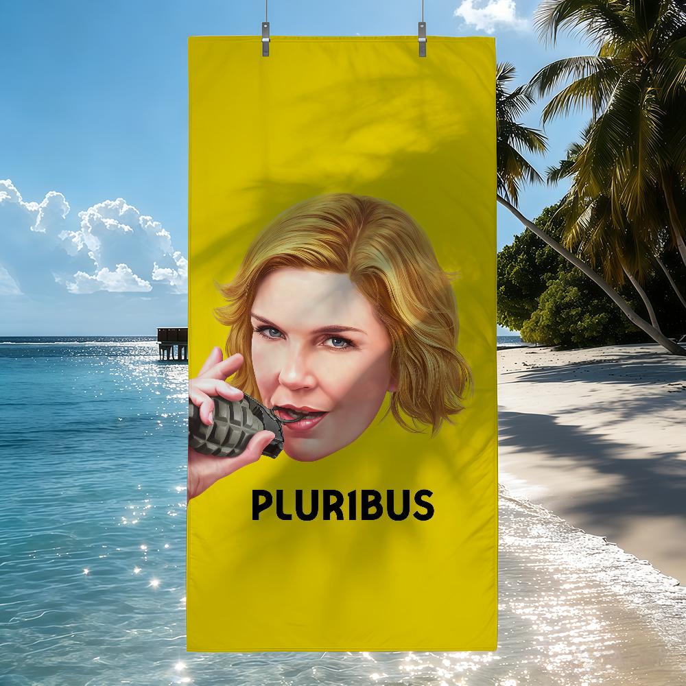 TV Show Pluribus Towel Quick Drying Beach Towels Are Suitable For Swimming Pools Camping Yoga And The Gym