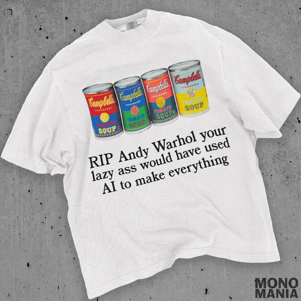 Andy Warhol Commemorative Tshirt But Is It Art Art History Tshirt Art Meme Art Museum Tshirt Gift From The Art Teacher
