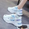 Women Platform Flat Shoes  New Woman Green Casual Mesh Breathable Shoes Chunky Sneakers Women's Daily Running Shoes