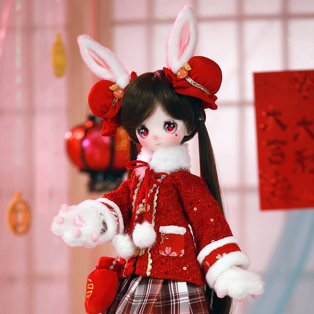 ICY Fortune Days Scale BJD Doll Anime Style Painted Movable Figure 1/4 (Red)