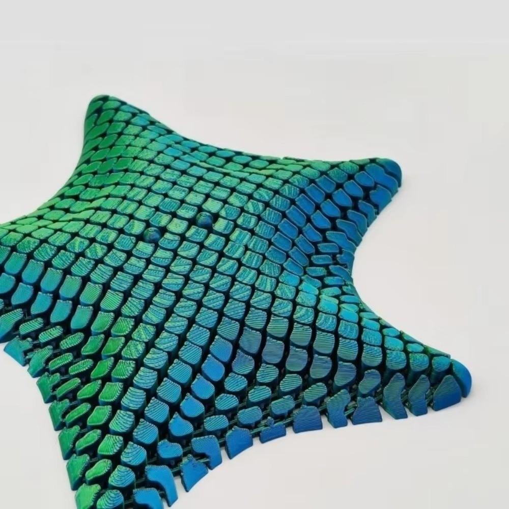 Flexible Material 3D Printed Starfish Articulated Design Stress Relief Gift Fidget Toy  Office Use
