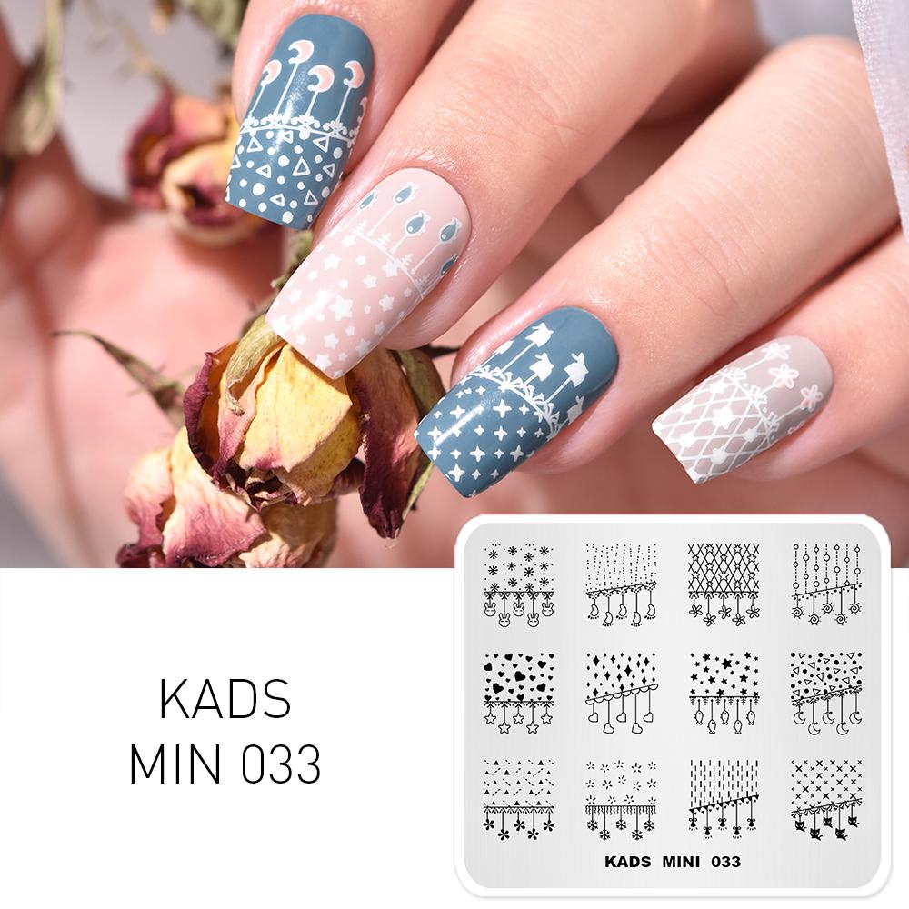 

KADS штамповка пластины для штамповки ногтей цветок лист животные и полосатое изображение DIY украшения инструменты для дизайна ногтей min033