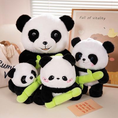 Měkká černobílá panenka panda plyšová hračka černobílá panenka panda dětský společník uklidňující panenka