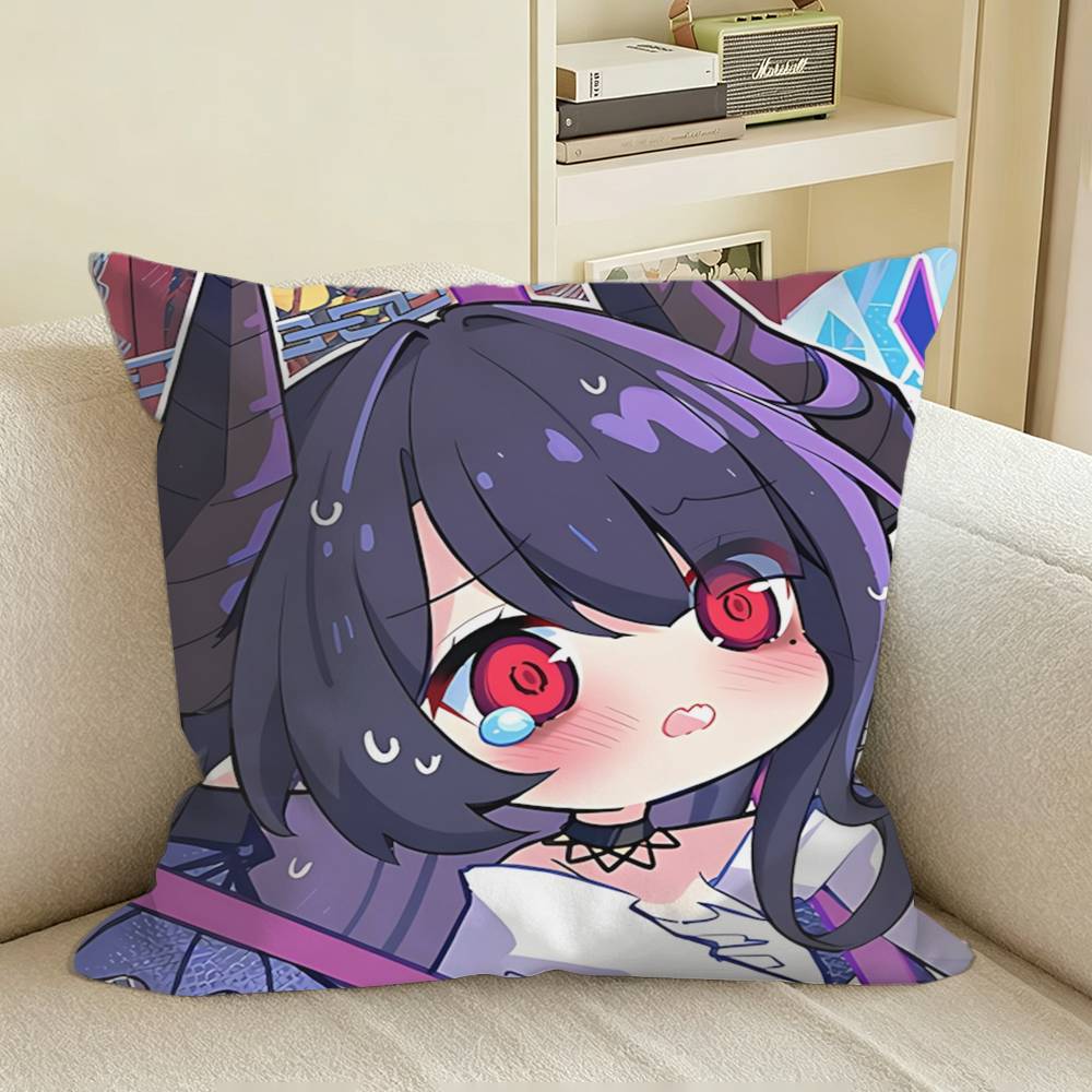 NTE Game S-Shinku Neverness to Everness  Square Sofa Pillow Cover Solid Color Living Room Home Decor Cushion Case
