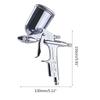 Professional Mini 125ml Air Spray Gun 0.5mm Nozzle Pneumatic Airbrush Kit for Car Painting Furniture Refinishing DIY Repair