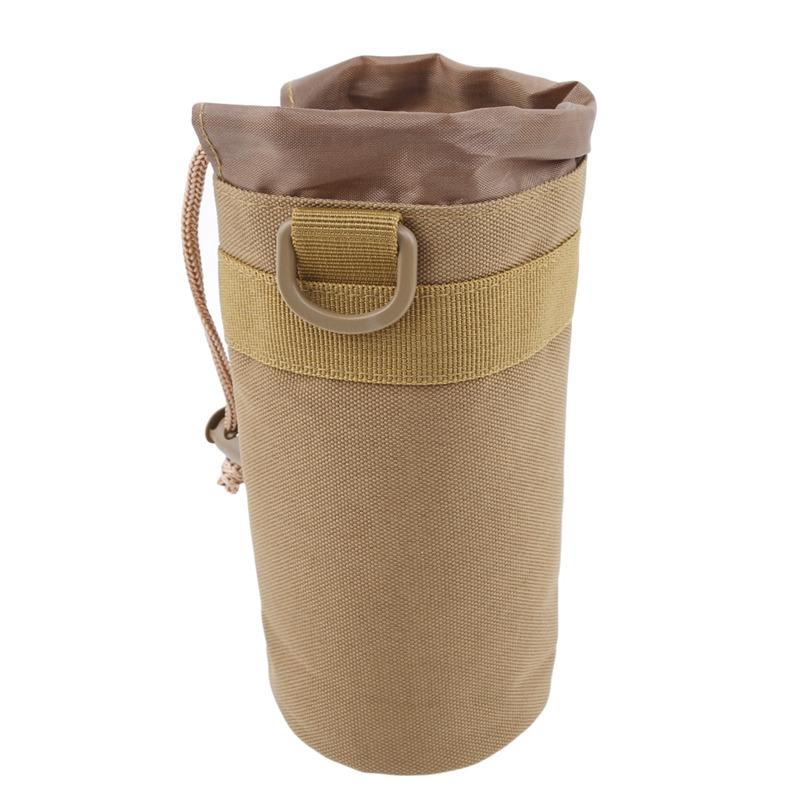 Geantă pentru sticlă de apă Militară în aer liber Camping Drumeții Suport pentru sticlă de apă cu șnur Husă multifuncțională pentru sticlă Rucsac de hidratare