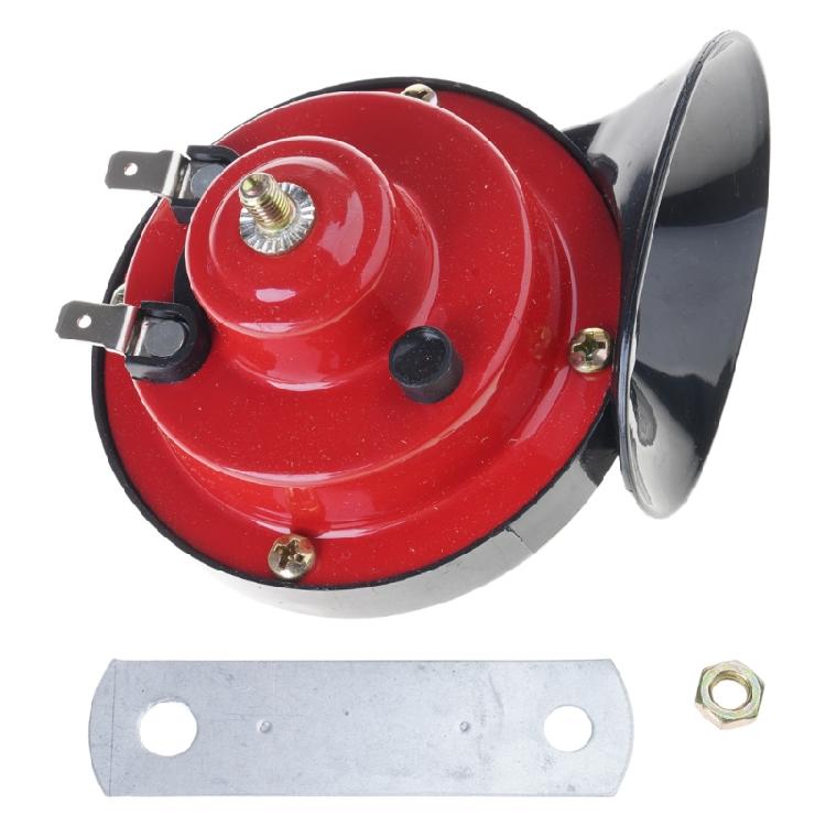 300DB Super Loud Air Horns 12V Waterproof Snail Horns Bike Electric Horn Simple Installation for Car Motorcycles & Boats