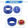 AC Climate Control Knob Rings FOUR  For Toyota RAV4 - Blue