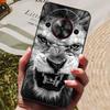 Per ZTE Blade A75 5G Custodia Cool Stampata Silicone TPU Morbida Cover per ZTE Blade A75 5G Custodie Nere Protettive Guscio Telefono A 75 5G