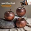 Apple Wood Aromatherapy Diffuser - Long-lasting, Fireless Essential Oil Ornament for Home, Bedroom, or Car Use