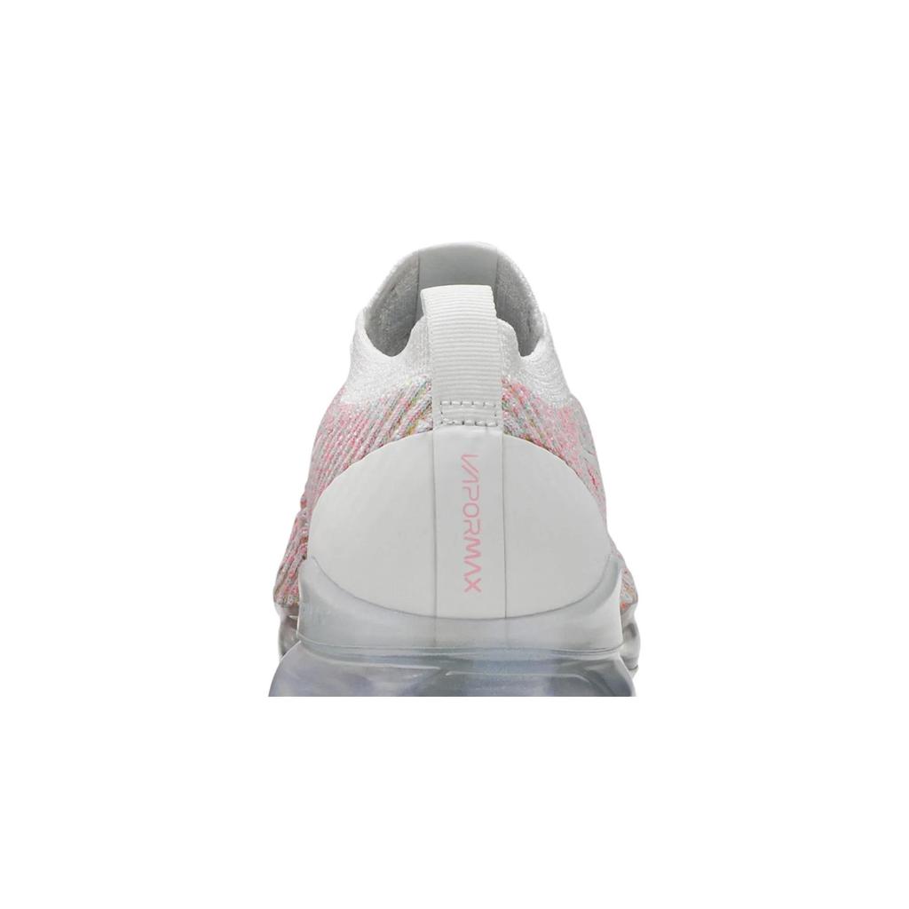 Nike Womens Air VaporMax Flyknit 3 'Sunset Pulse' (women's Sizes) Phantom / Sunset Pulse-Sonic Yellow-Teal Tint Running Shoes AJ6910 008
