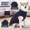 Fleece Dog Sweater Vest Warm Dog Bottoming Shirt Pet Supplies Pet Calming Clothes  Home Indoor