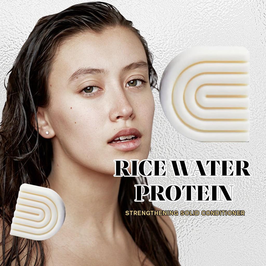 Nourishing Hair Shampoo And Conditioner Bar Soap With Rice Water And Rosemary Essence For Deep Cleansing And Moisturizing Benefits