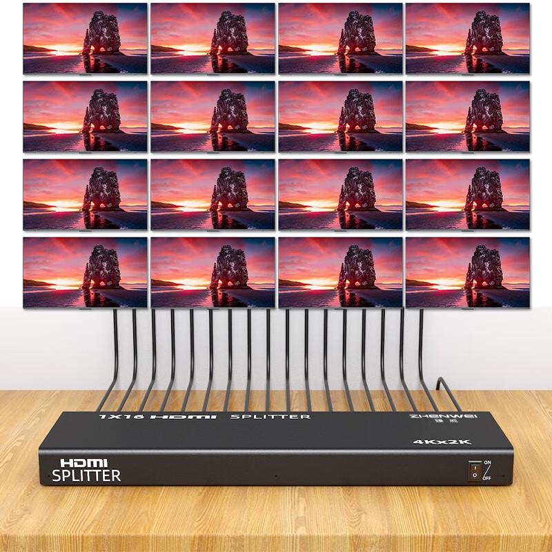 ZHENWEI 1x16 HDMI Splitter