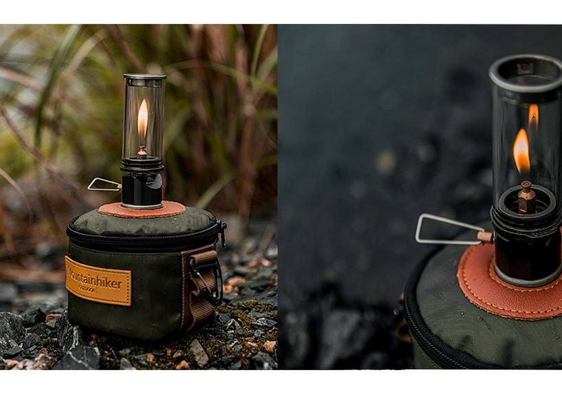 Dreamy Mountain Retro Camping Candle Holder - Portable Atmosphere Light & Tent Decoration