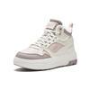 Anta Slip Resistant Abrasion Resistant High top Skateboard Shoes Women's Beige Purple 922348902-3