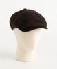 Waildeubeuligseu Melton Wool Hunting Cap (Dark Brown)