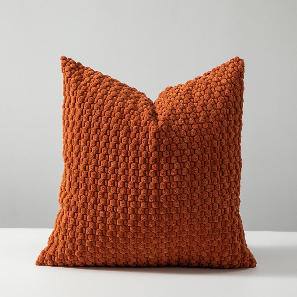 With Zipper Pillowcase Corduroy Plush Pillow Case Fashion Cushion Cases  Christmas Day