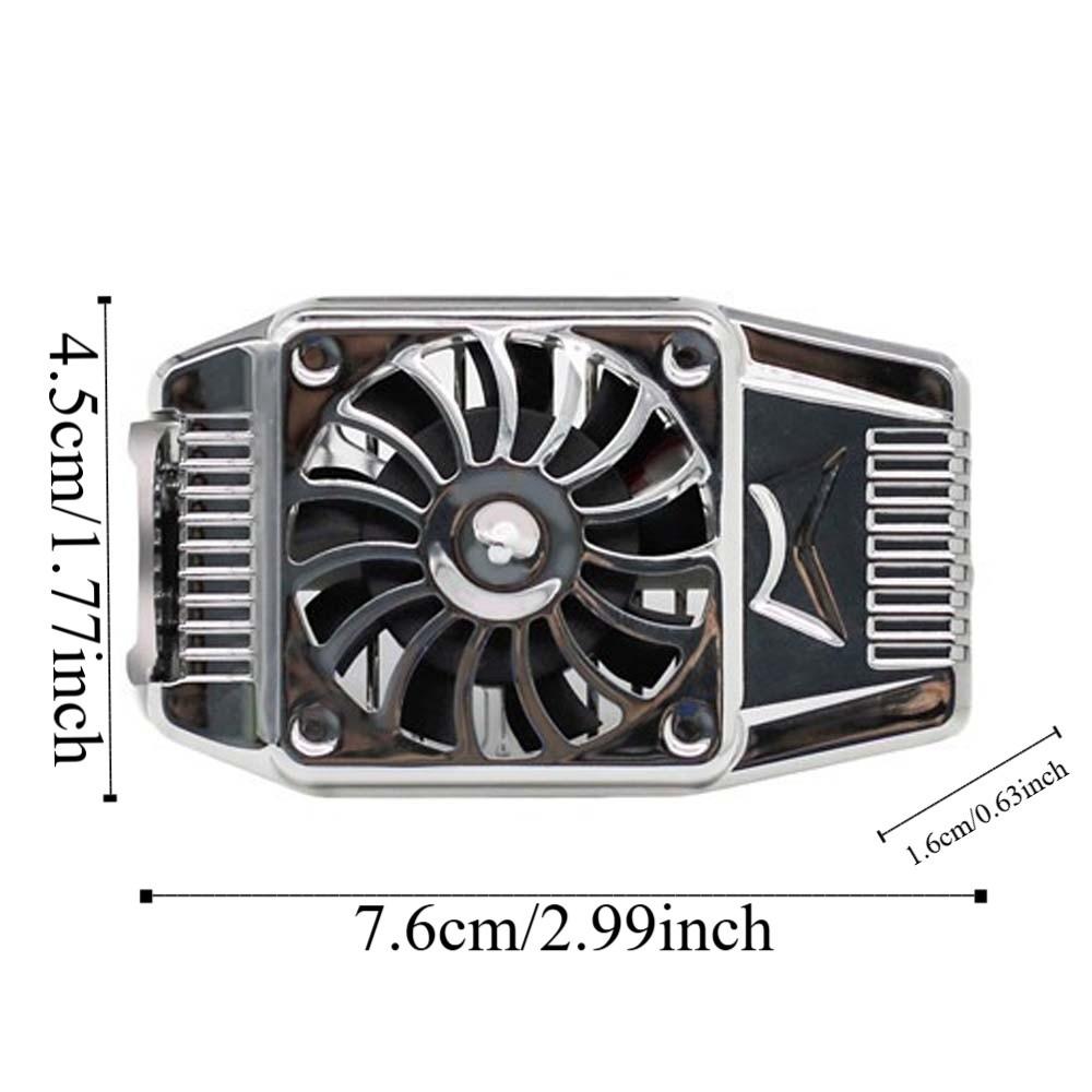 Air Cooling Mobile Phone Cooler with Back Clip Nine Fan Radiator Portable Game Heat Sink  Watch TV