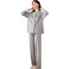 Fenteng Women's Pajamas, 100% Cotton, Anti-Static, Spring New Long-Sleeve Fier Island Ladies' Loungewear, Soft Cotto