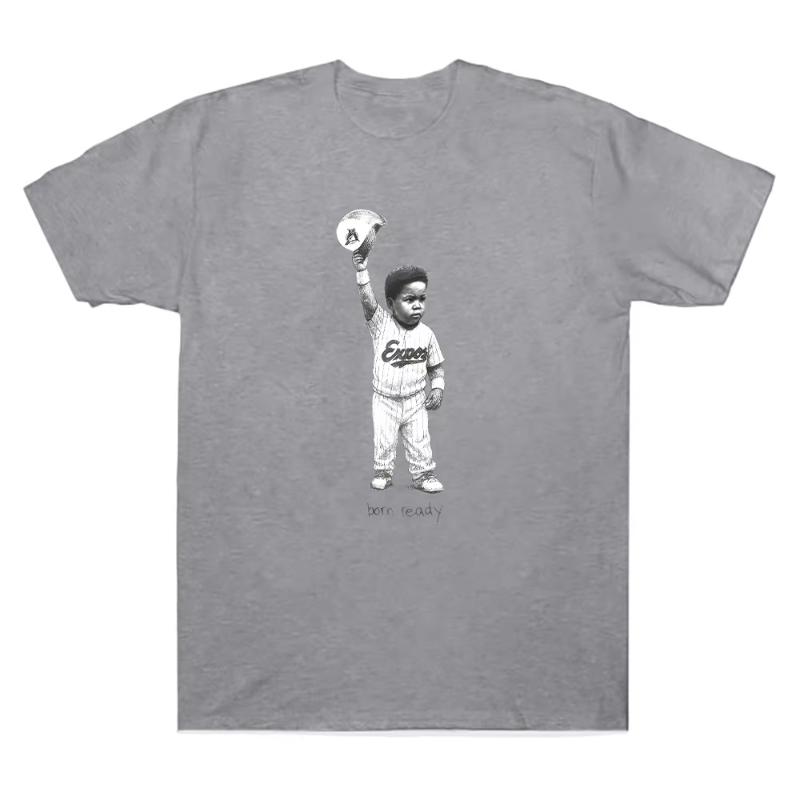 

Vladdy Born Ready Legendary Tshirt Summer Cotton High Quality Comfort Tee Unisex Clothing Trendy Casual T Shirts Sportswear Unisex S