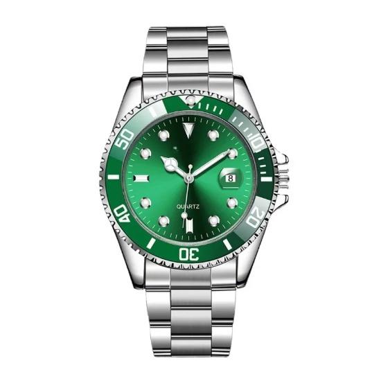 Montres de Sport pour Homme Tendance Montre de Luxe pour Homme en Acier Inoxydable à Quartz Montre-Bracelet pour Homme Affaires Décontracté Montre en Cuir