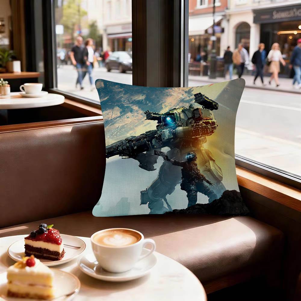 Games Cool Ttitanfall Pillow Dust Cover Bedroom Kids Party Decoration Pillowcase Birthday Children Gift
