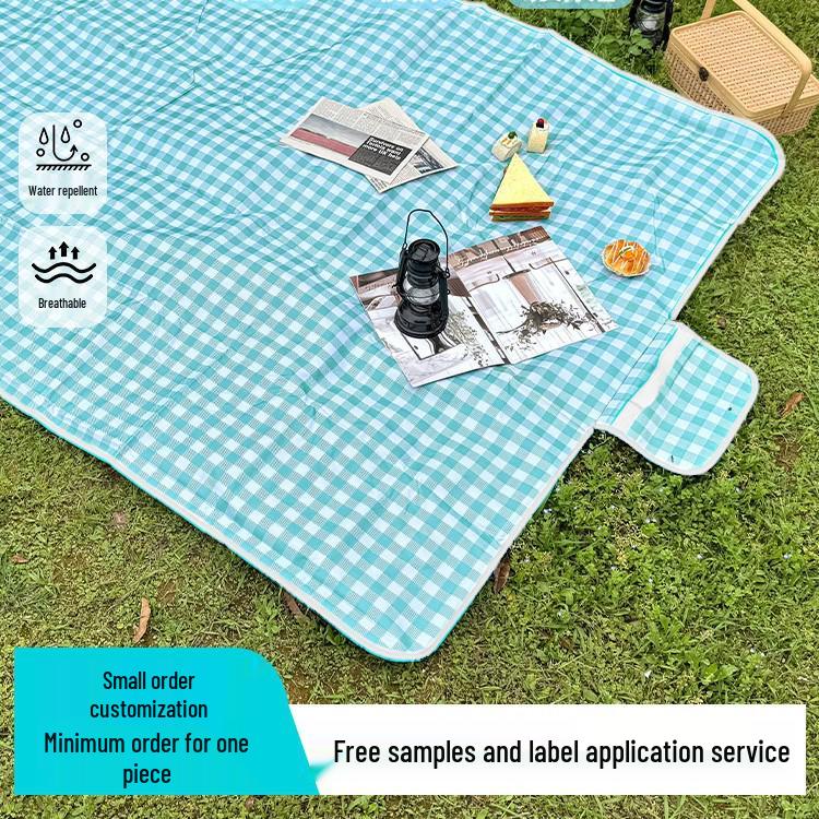 In Stock Waterproof PVC Camping Mat - Thickened, Moisture-Proof, Portable, Foldable Picnic and Outdoor Mat