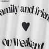 INCERUN Men Round Neck Long Sleeve Letter Print Casual Loose T-shirts Tops