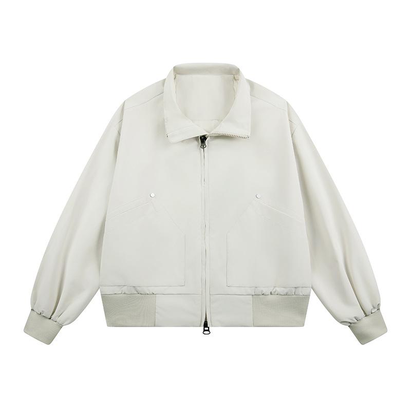 2026 Men's Loose Fit Bomber Jacket: Versatile Casual Spring/Autumn Outerwear for Him and Her