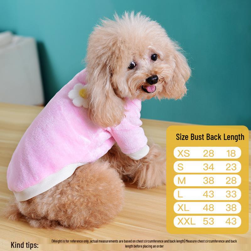 

Толстый флисовый жилет для питомцев на осень/зиму - Подходит для французского бульдога, корги, шнауцера и других L