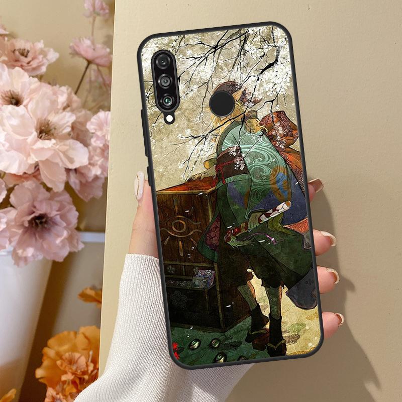 Ukiyoe mononoke Kusuriuri For Honor 50 Pro Phone Case For Huawei Nova 5T P Smart Z 2019 P20 P30 P40 Lite P50 Pro
