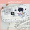 Style Canvas Cat Pencil Case With High Capacity And Trendy Design For Teens