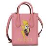Used 9539 Bananya Mini Tote Bag 671623 U22AG 5964 7921 Banana Bolt Inazuma Pastel 2-Way Crossbody Bag Logo Light Pink