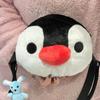 Women Funny Backpack Girl Penguin Cute Cartoon Plush Shoulder Bag