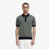 [Sharp] Glitch Checkerboard Knit Shirt (R70) Afpm2336514-R70