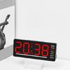 LED Clock Integrating Time Temperature And Date Display For Living Room Decoration USB Desktop Alarm Clock
