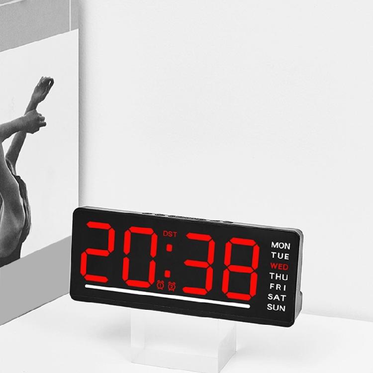 LED Clock Integrating Time Temperature And Date Display For Living Room Decoration USB Desktop Alarm Clock
