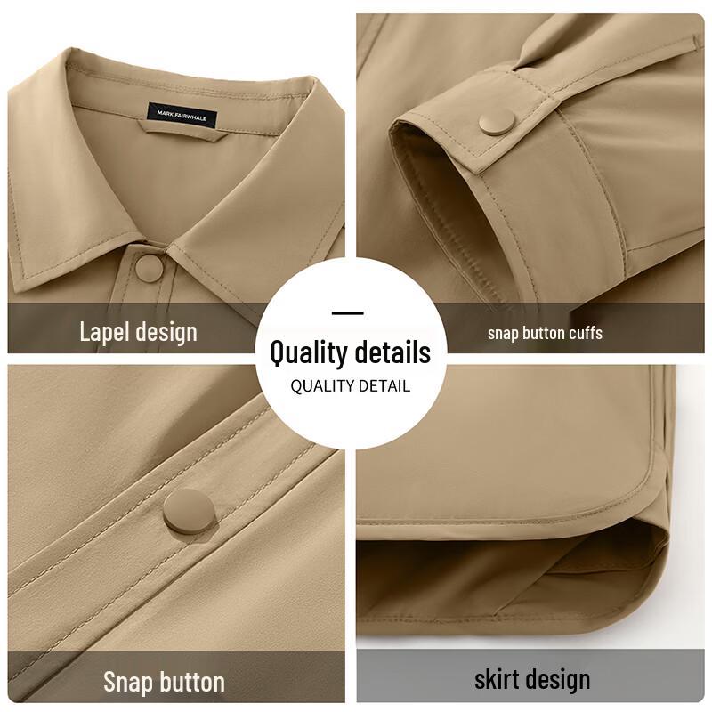 Mark Fairwhale Men's Retro Workwear Shirt Jacket