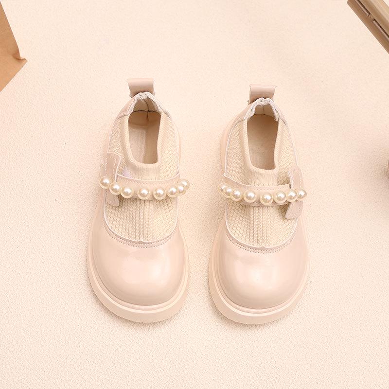 Girls' Soft Sole Leather Princess Shoes for 3-6 Year Olds (Spring/Summer/Autumn)