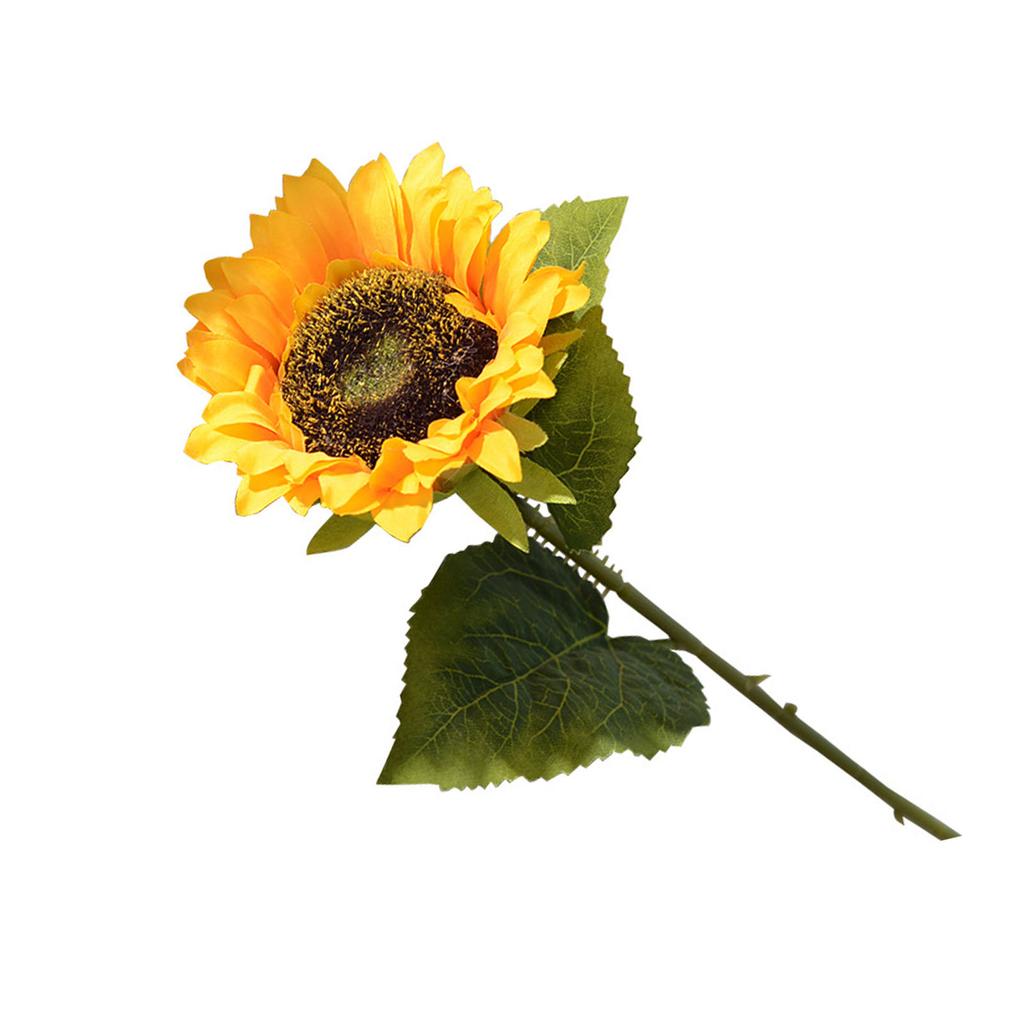 Simulation Sunflower Pastoral   Artificial Flower False Silk Sunflower for Home Decoration