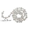 1pcs Glass Crystal Rhinestone Chain Trim 1 Yard Length Crystal Applique Trim  For Garment Decoration