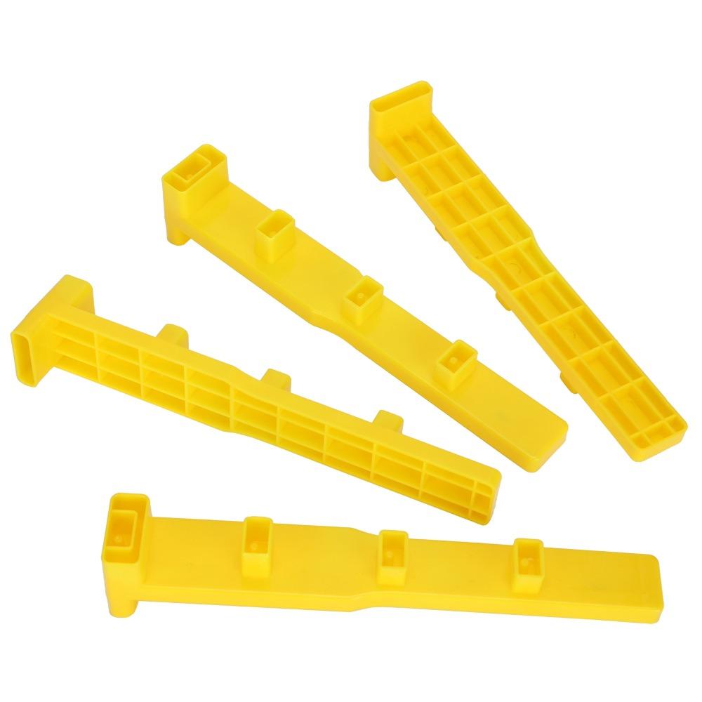 4Pcs Yellow Queen Rearing Frame Bar Plastic Queen Rearing Kit  Apiary Management