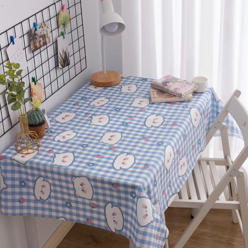 Flannel Tablecloth Girl Heart Cute Cartoon Children'S Room Student Dormitory Desk Decoration Photo Background Cloth