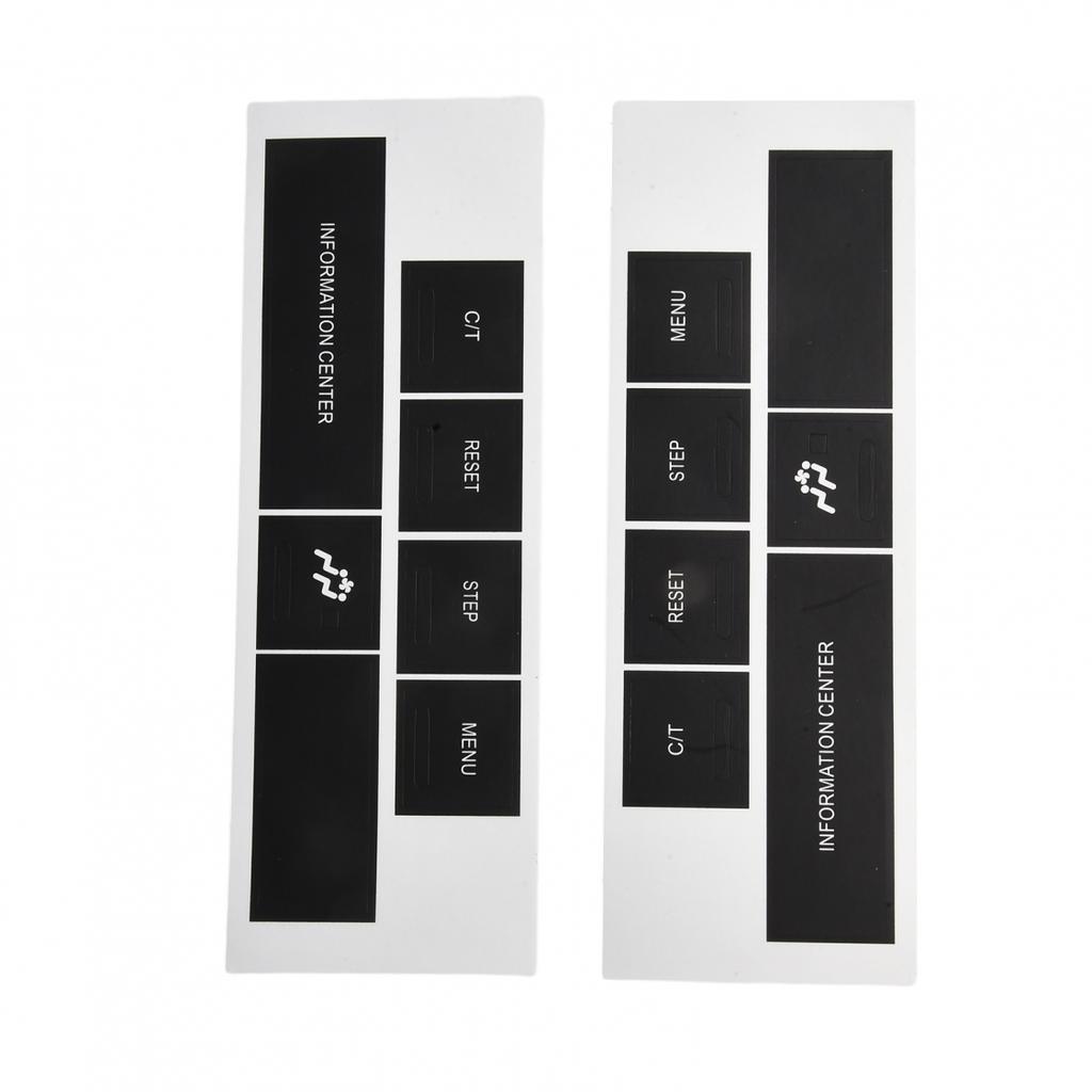 Decal Stickers for DASH Control Buttons in For CHRYSLER and For JEEP Vehicles