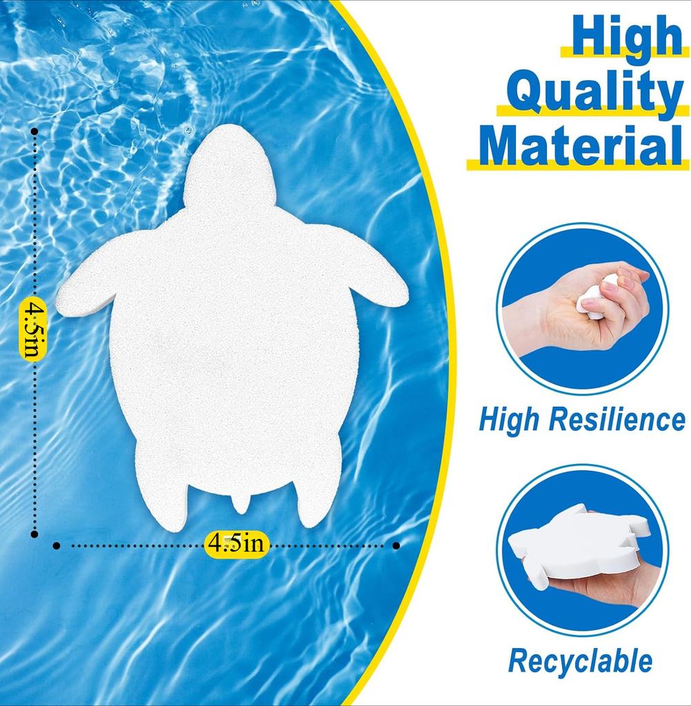 Spa Scum Absorber for Hot Tub Oil Absorbing Sponge for Inflatable Hot Tub Swimming Pool Hot Tub Waterline Clean Pool Maintenance Accessories 2 Pack