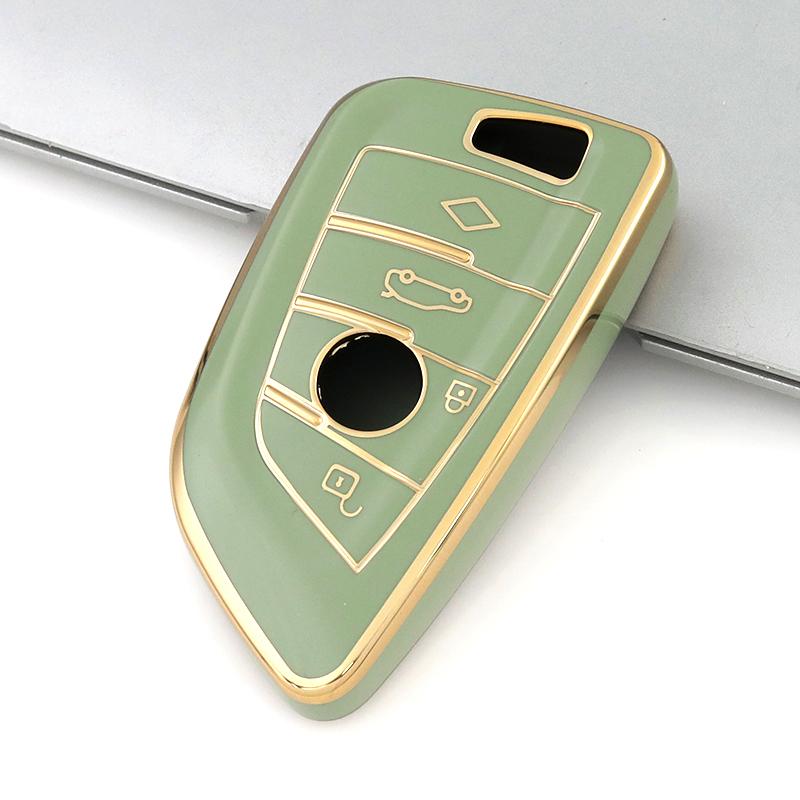 4 Buttons For BMW G20 G30 E46 E60 E90 X3 X5 X6 F15 F16 F45 F46 7 Series G11 F48 F39 New TPU Car Key Case Cover Shell Protector