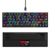 68 Keys Wired Mechanical Keyboard RGB Backlit Hot-Swappable Compact Design for   Gaming