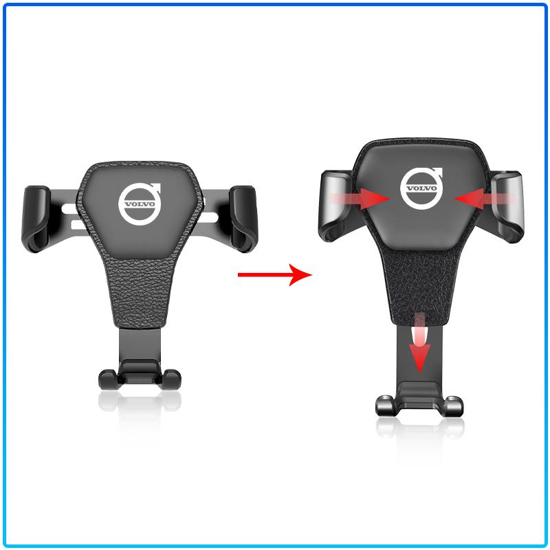 For Volvo XC90 XC60 XC70 XC40 V90 V60 V40 C70 C30 S80 Car Phone Holder Vent Bracket GPS Navigation Mobile Car Goods